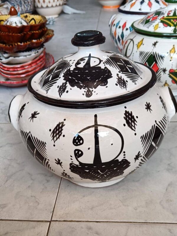 Tureen with 6 bowls - Image 4