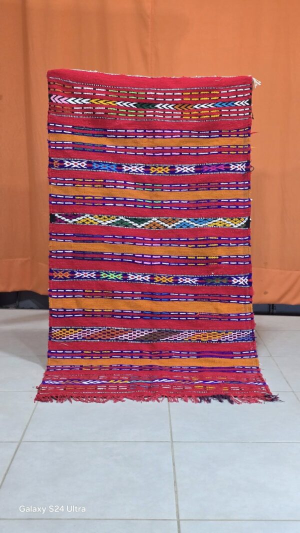 Multicolored Berber rug handmade - Image 15