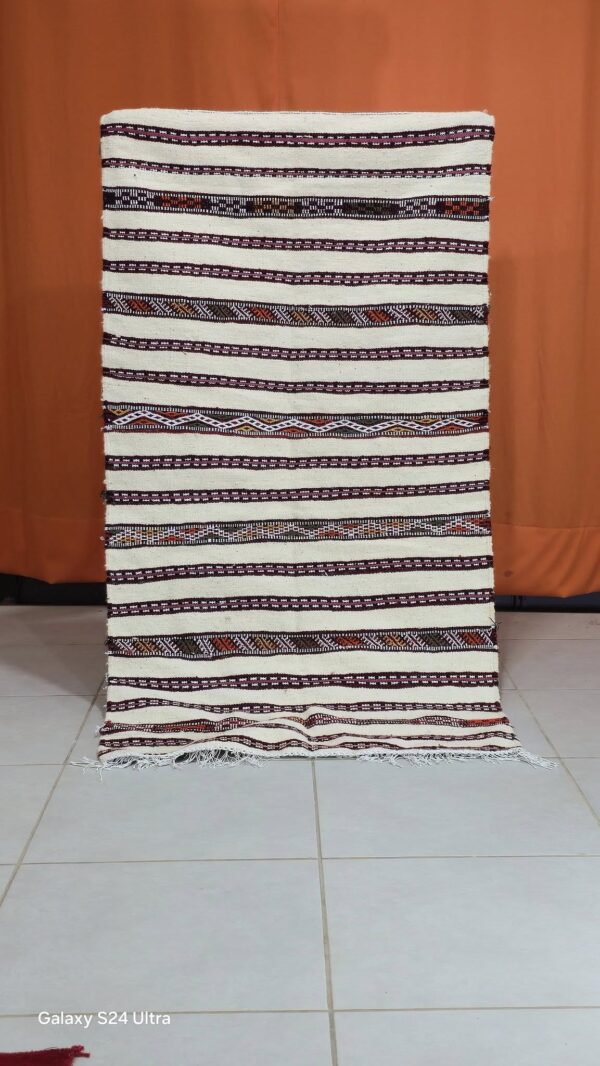 Multicolored Berber rug handmade