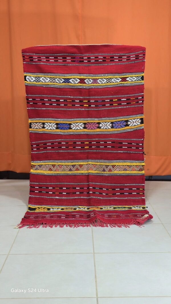 Multicolored Berber rug handmade - Image 11