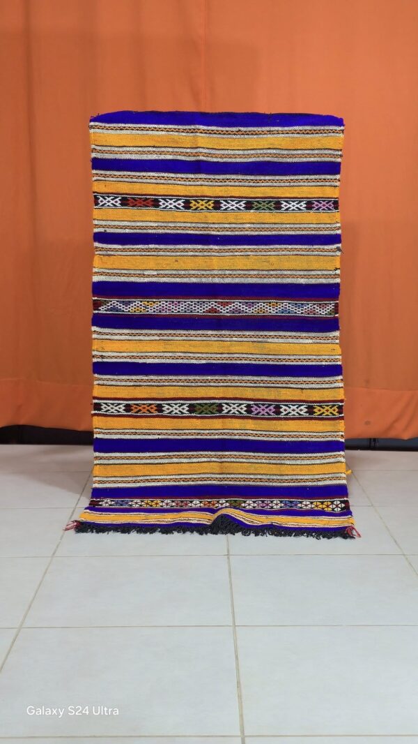 Multicolored Berber rug handmade - Image 10