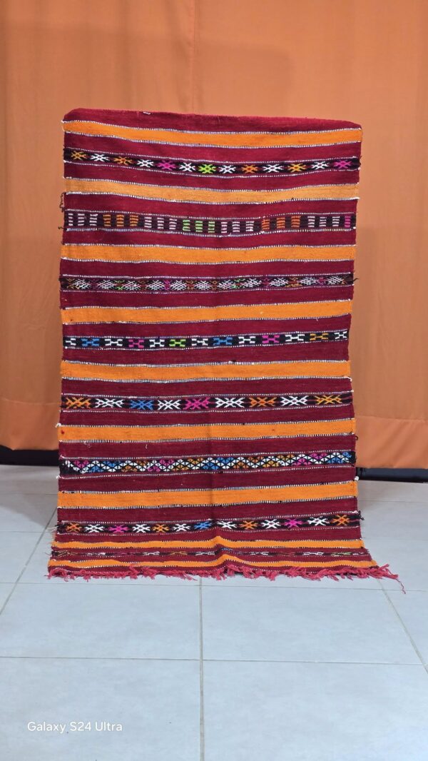 Multicolored Berber rug handmade - Image 6