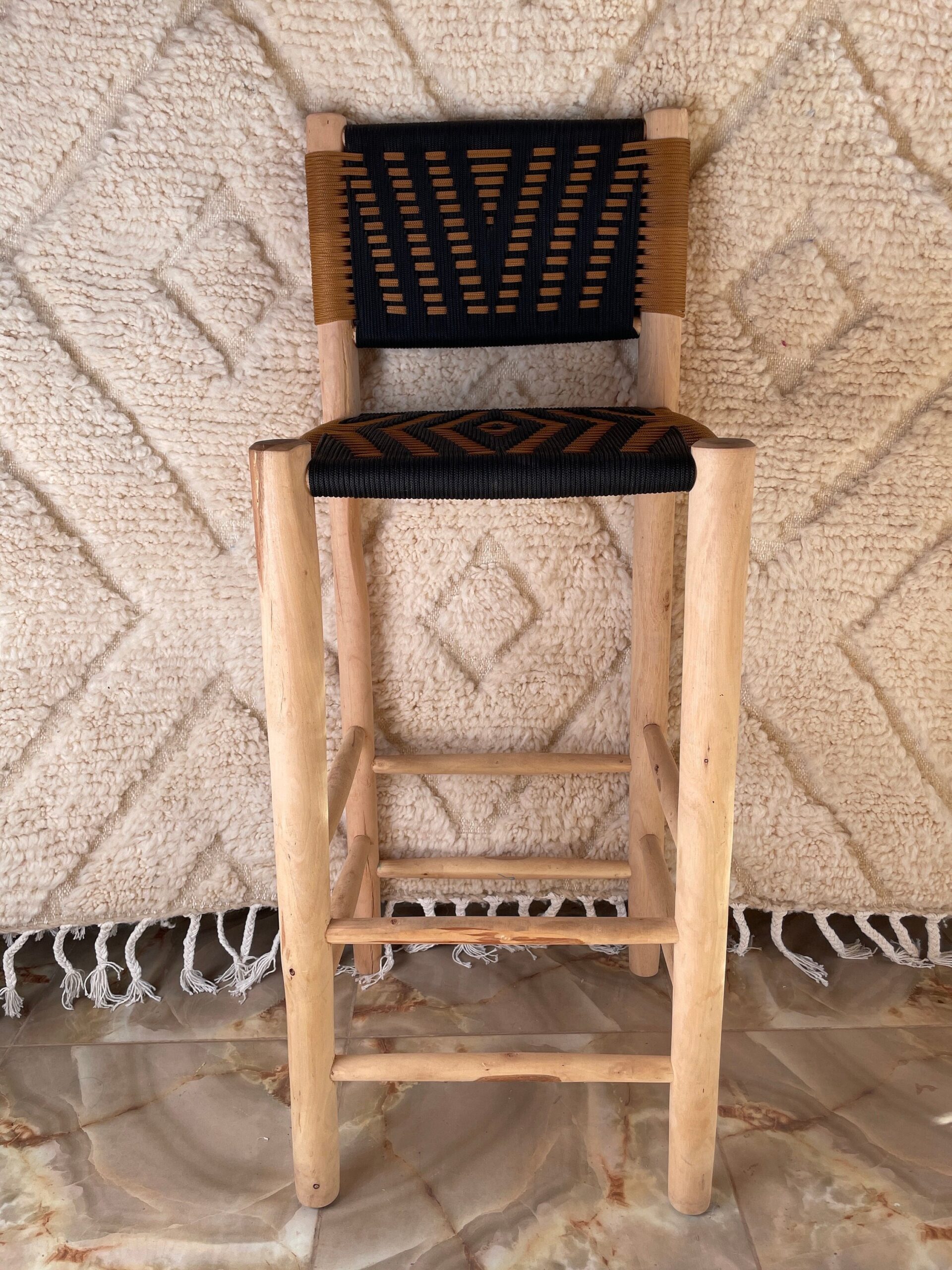Moroccan Tall bar stool