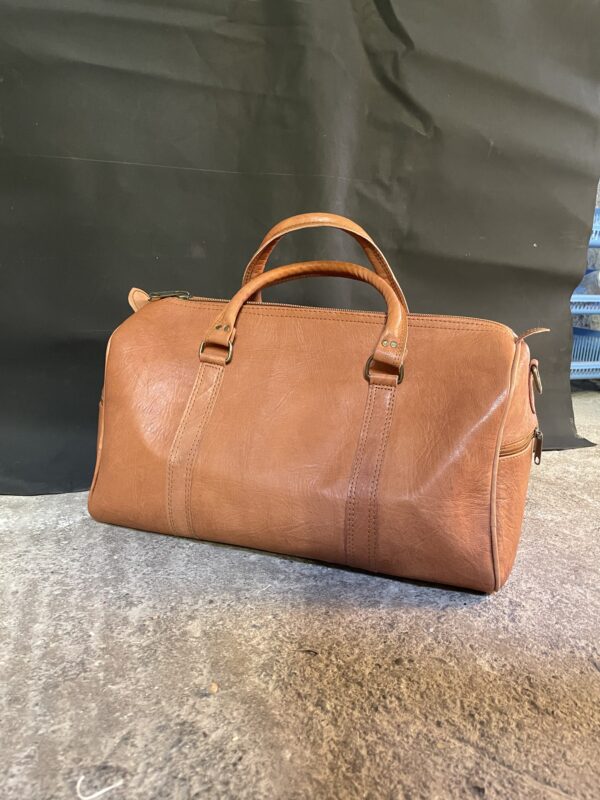 Handmade Moroccan Leather Travel Bag