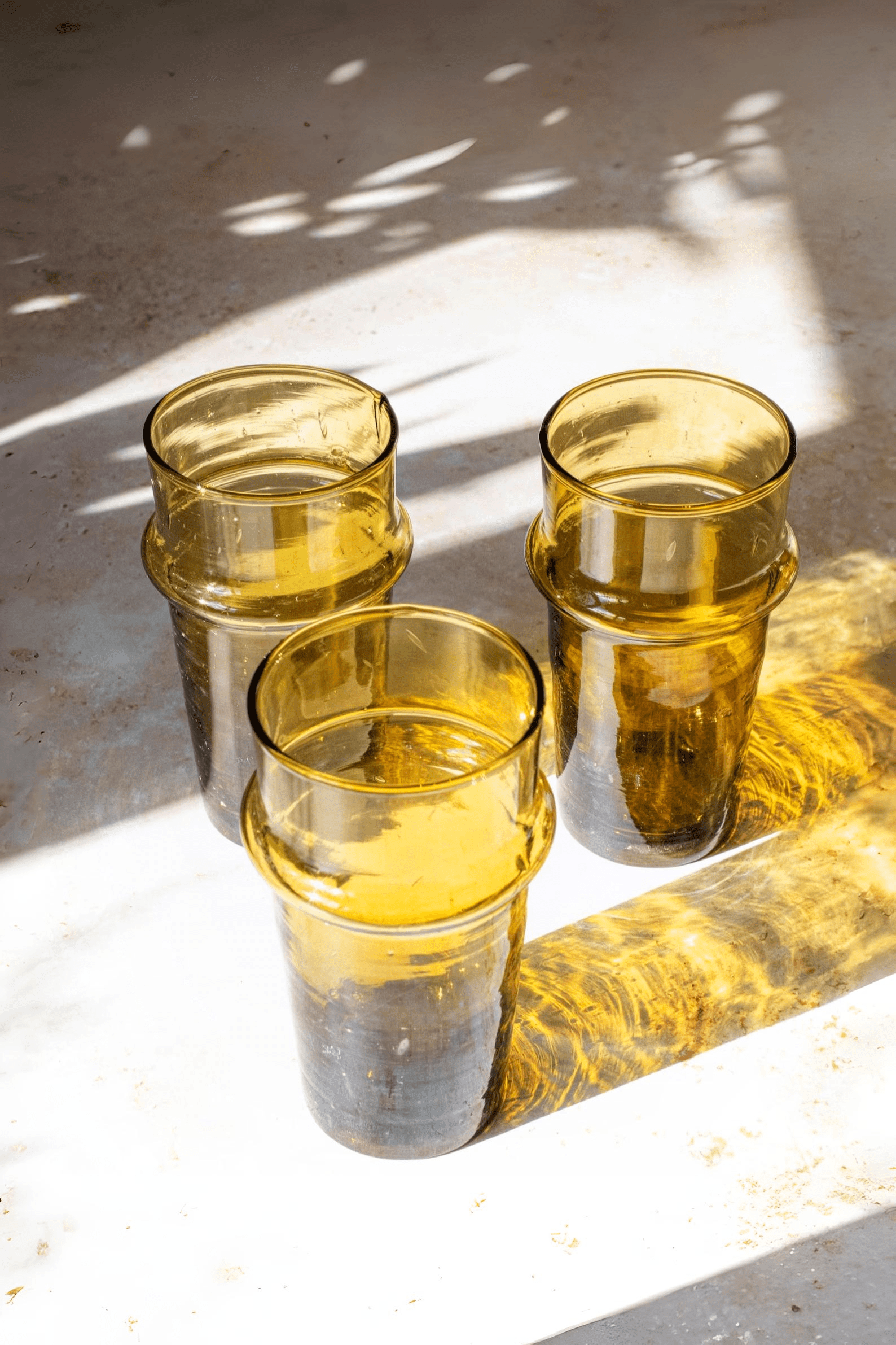 6 Handblown Moroccan Beldi Glasses - Image 5