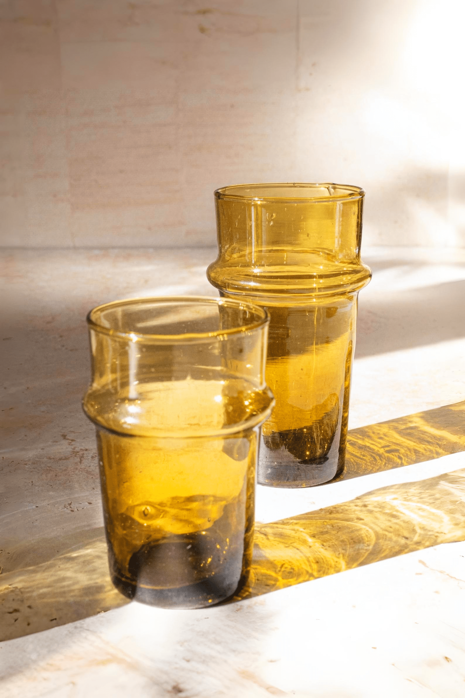 6 Handblown Moroccan Beldi Glasses - Image 9