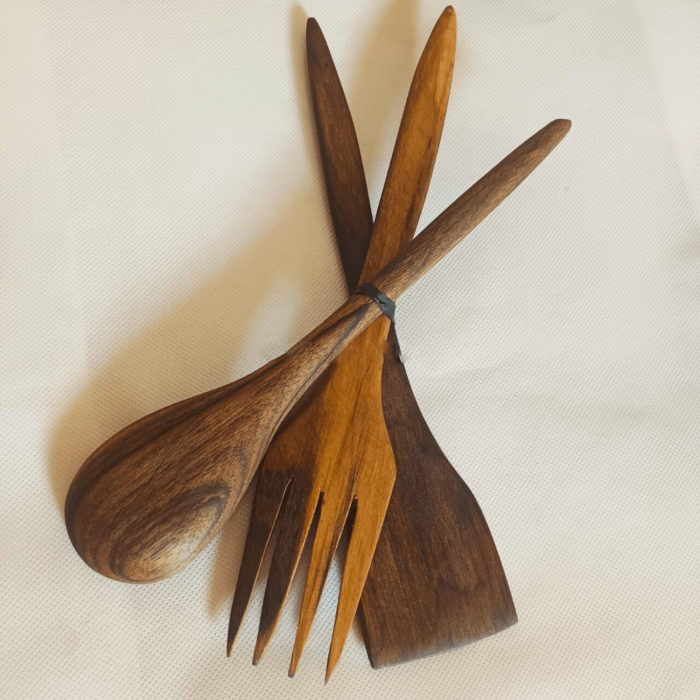 Walnut Wood Utensil Set - Image 5