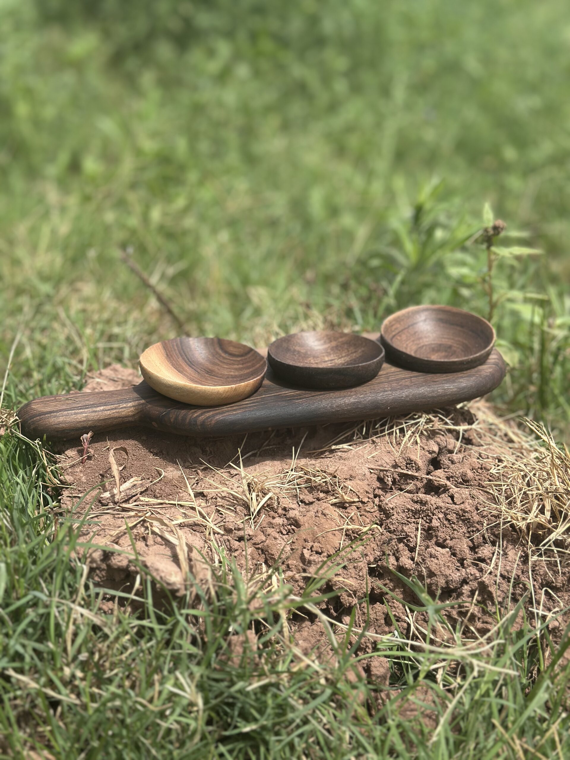 Handcrafted Wooden Serving Sets - Image 5