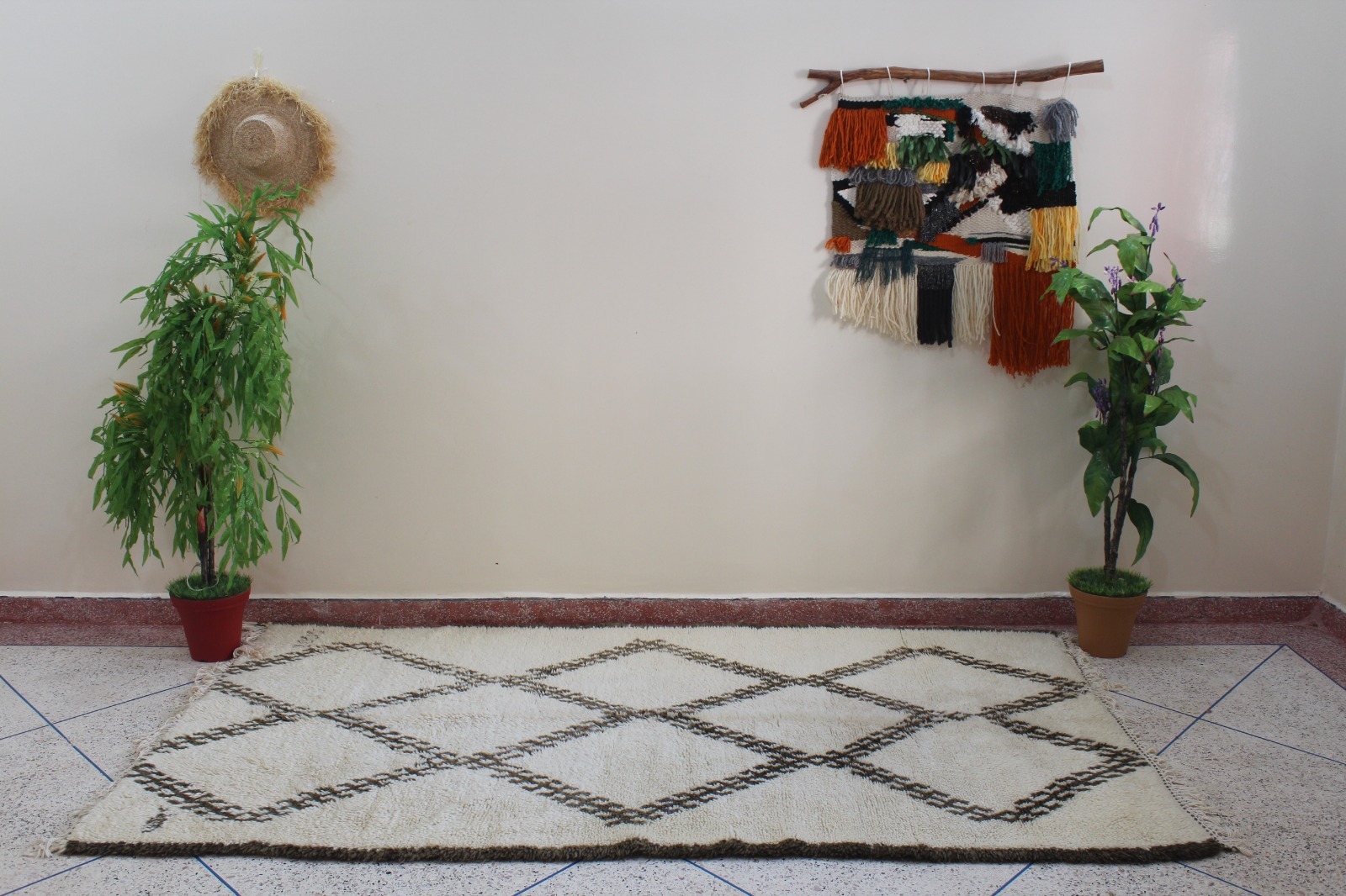 Authentic Beni Ourain Moroccan Rug - Image 3