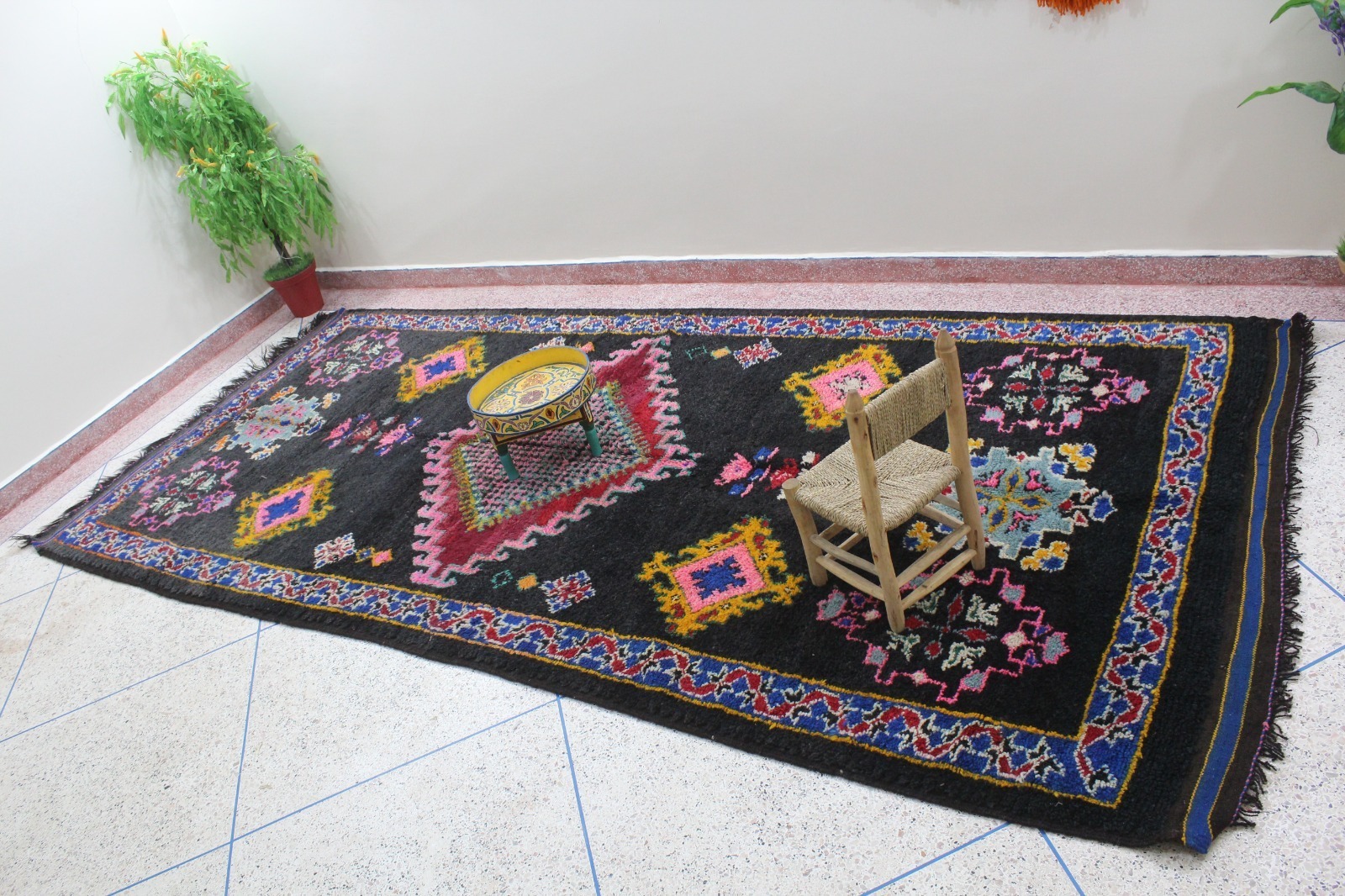 Authentic Beni Ourain Moroccan Rug - Image 4