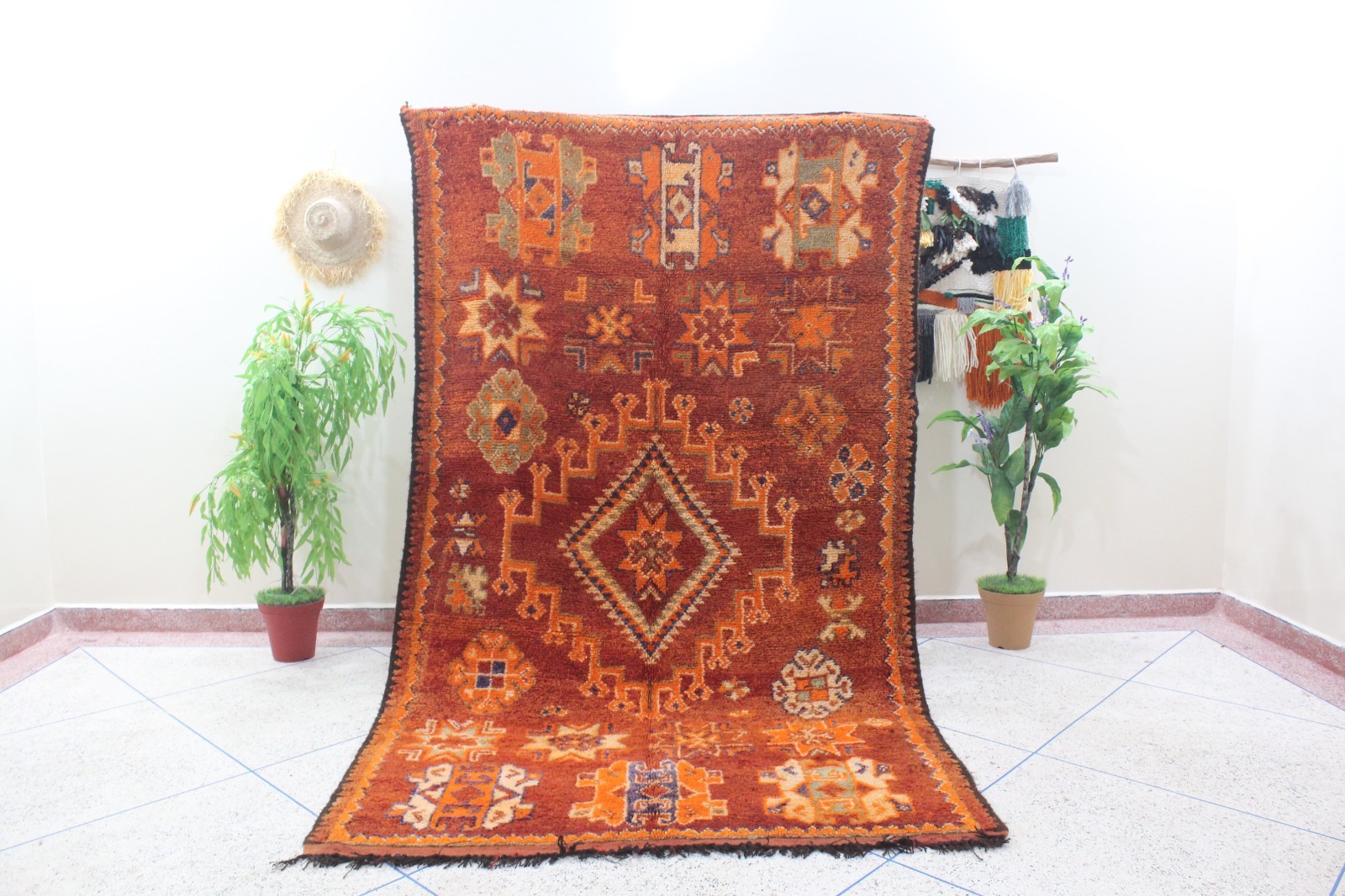 Authentic Beni Ourain Moroccan Rug