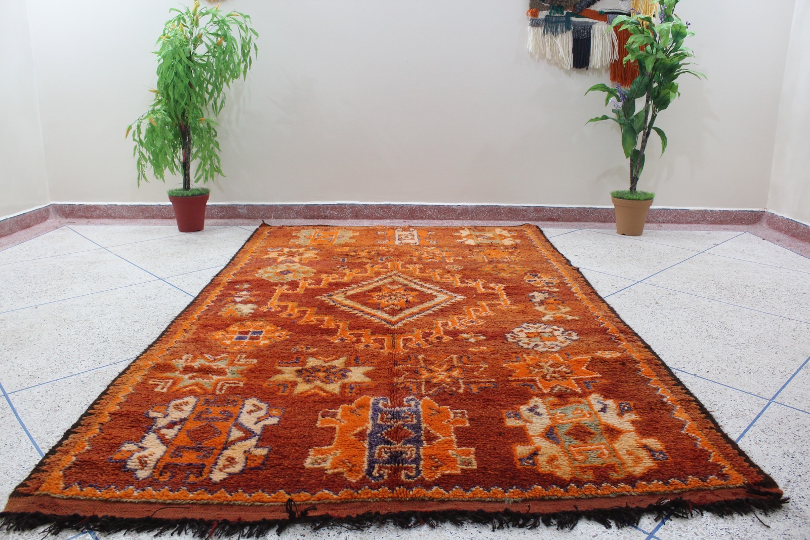 Authentic Beni Ourain Moroccan Rug - Image 3